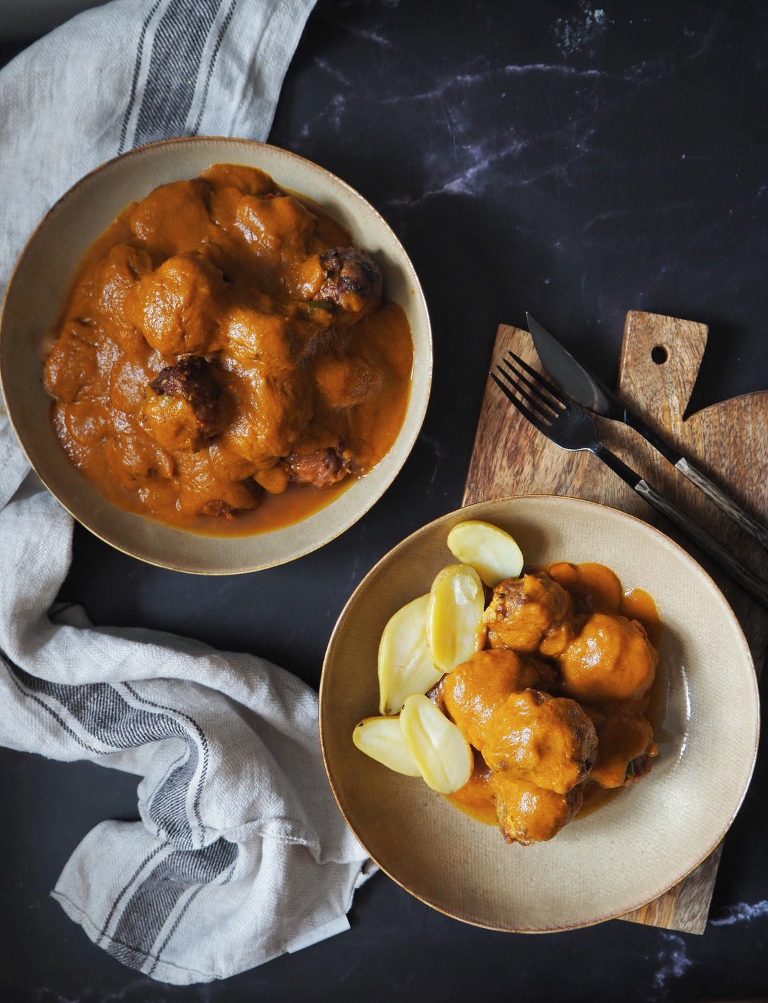 Albóndigas ligeras en salsa de verduras