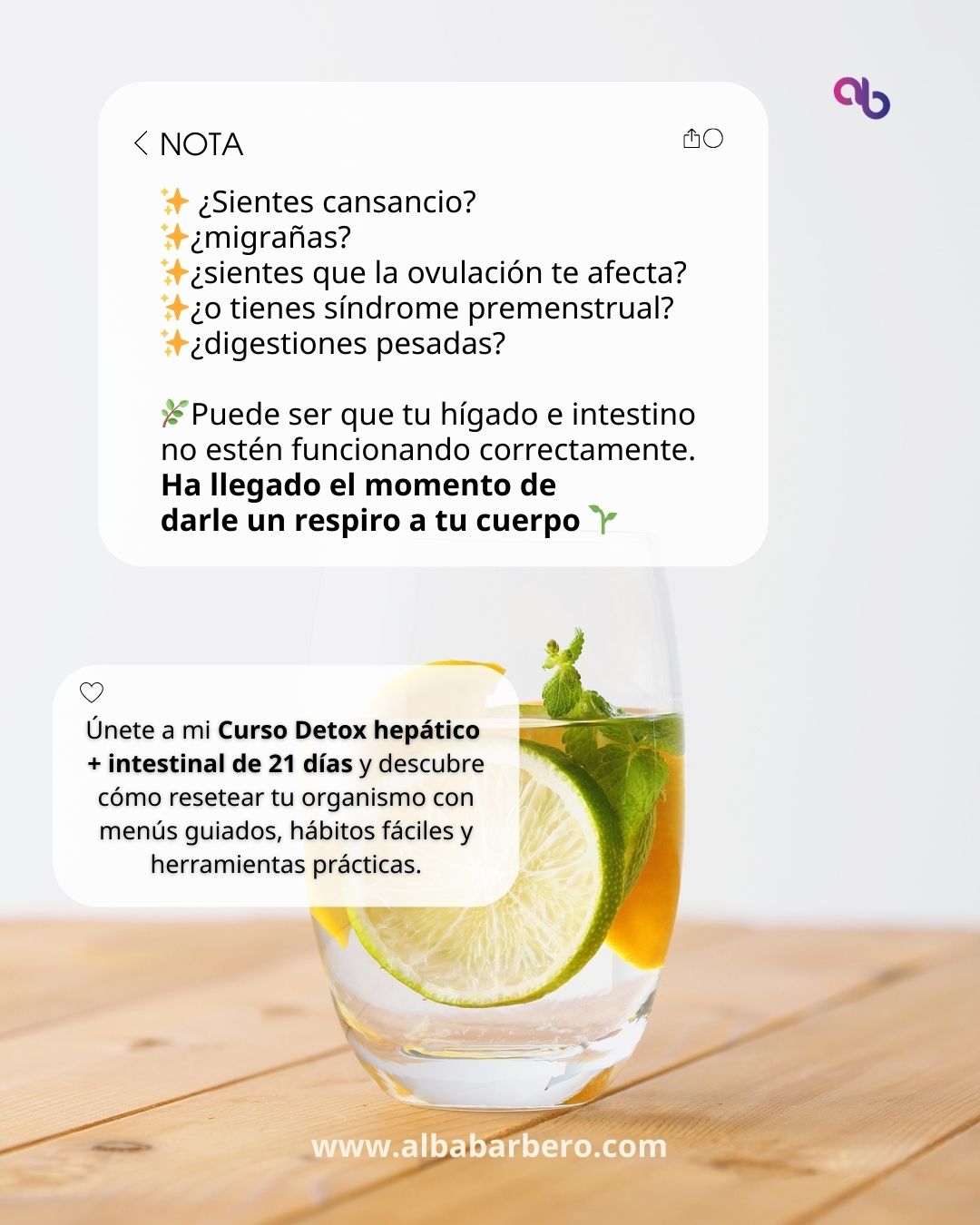 CURSO: APRENDE DETOXIFICAR HÍGADO E INTESTINO